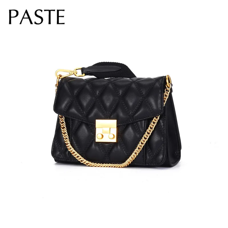 Женская сумка - мессенджер из натуральной коровьей кожи элегантная на плечо с