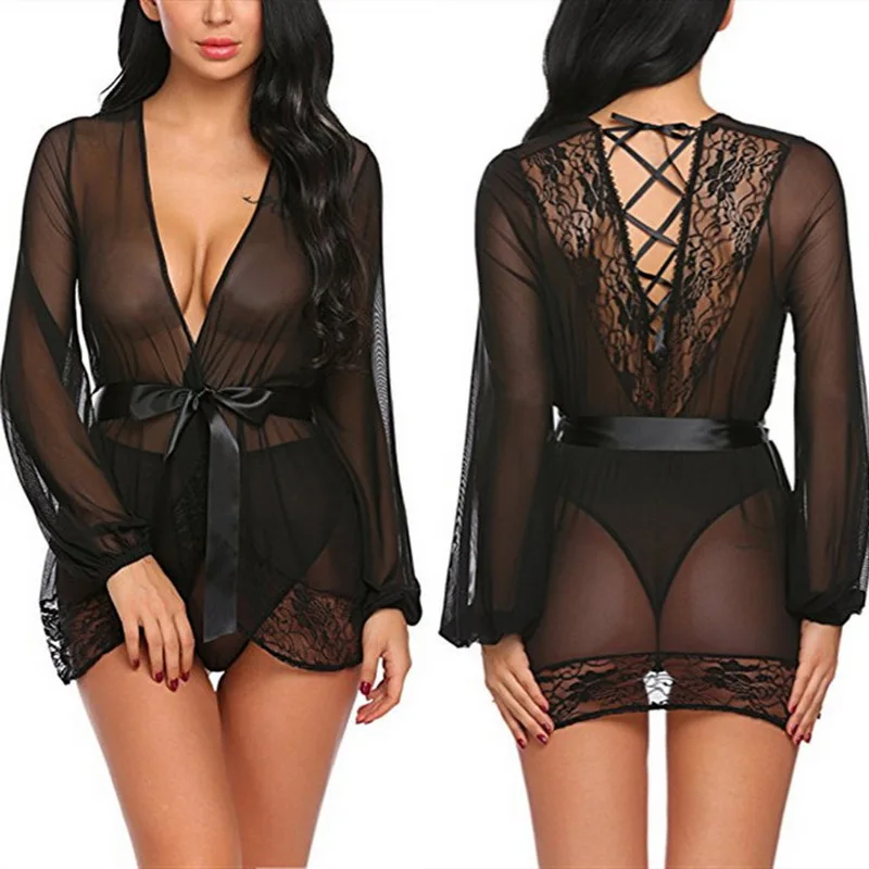 Женское сексуальное женское белье пижама Соблазнительная Пижама Babydoll