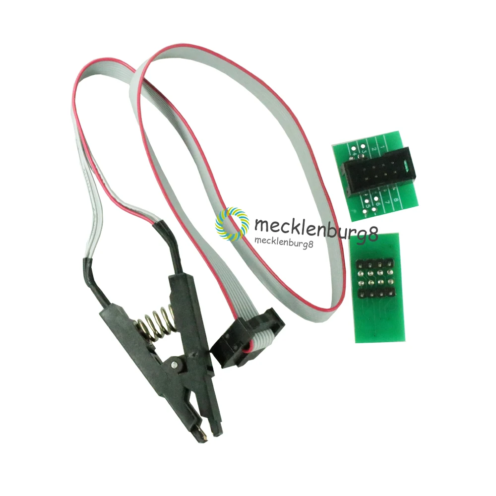 

SOIC8 SOP8 version update clamp tests for EEPROM 93CXX / 25CXX / 24CXX in-circuit Programming + 2 adapters