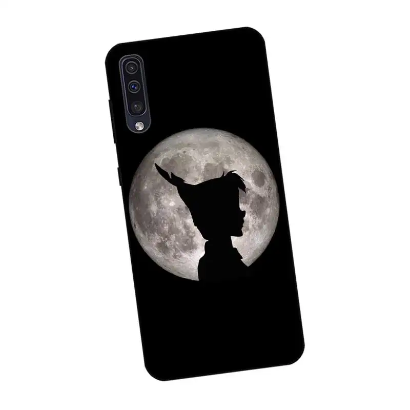 P164 в стиле Питер Пэн Черный силиконовый чехол для samsung Galaxy A6 A7 A8 A9 A10 A30 A40 A50 A60 A70 A80 A90