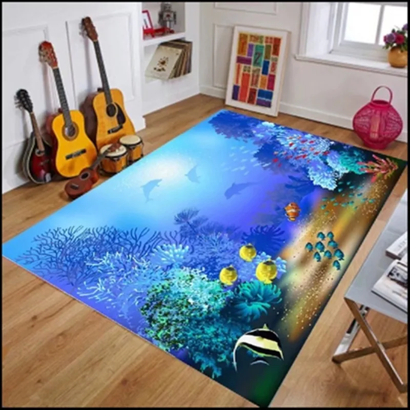 6 мм Rectange 3D ковры короткий плюшевый тканевый коврик для дивана гостиной ковер