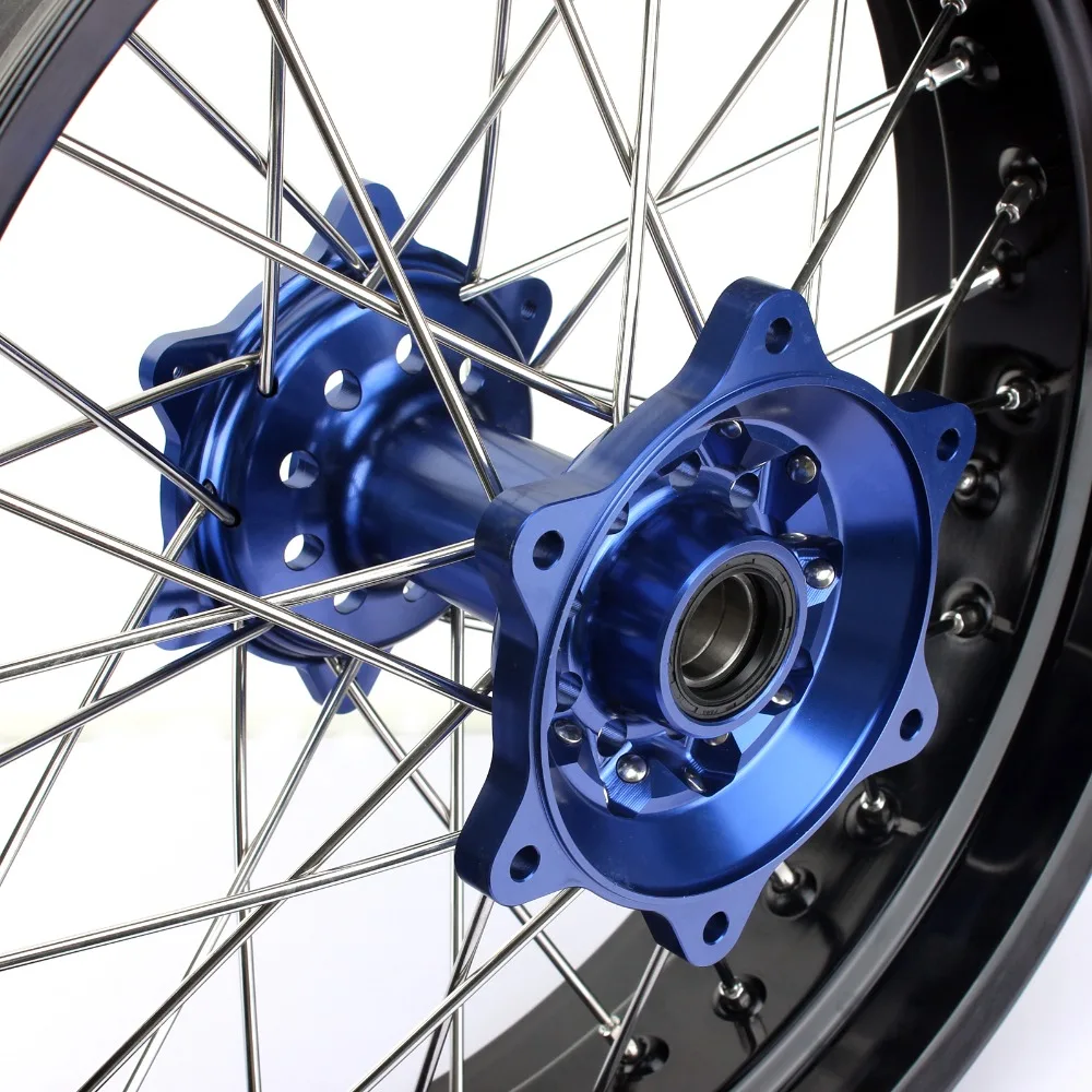 BIKINGBOY полный комплект для YAMAHA YZ450F YZ250F YZ 250 450 F 2014 2015 2016 2017 Supermoto 17*3 5 17*4 колеса диски