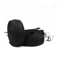 carbon fiber road bike handlebar tape mesh design non slip waterproof bartape soft eva sponge leather tape black