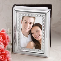 12 pcslot wedding favors of silver metal frame design photo album place card holders mini photo frame free shipping