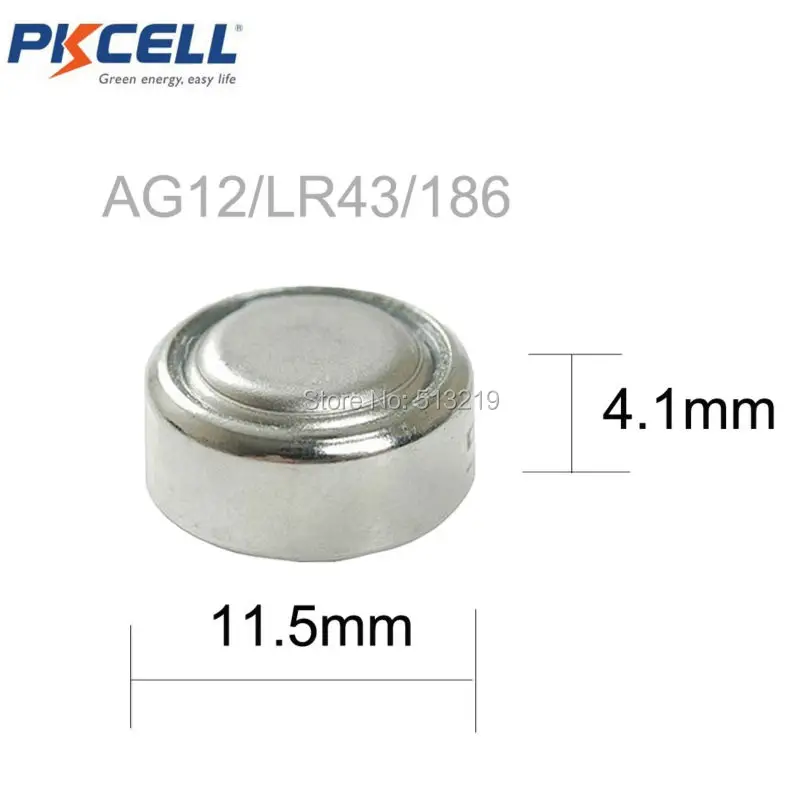 

50 x G12 LR43 1.5v Infrared thermometer Alkaline Button Batteries also known as AG12 301 386 L1142 LR1142 186 D301 D386