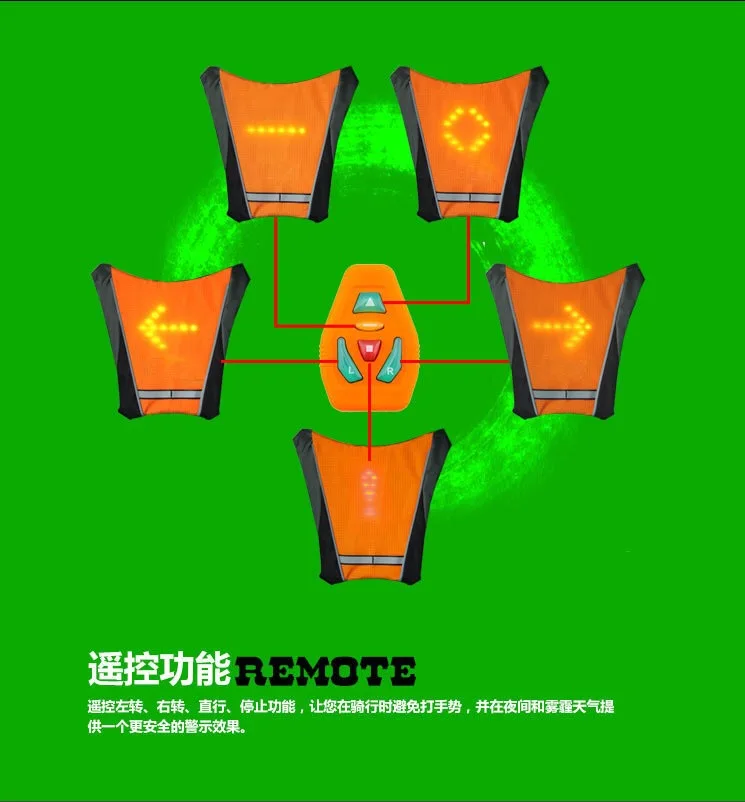 Велосипедный беспроводной светодиодный светильник с дистанционным управлением