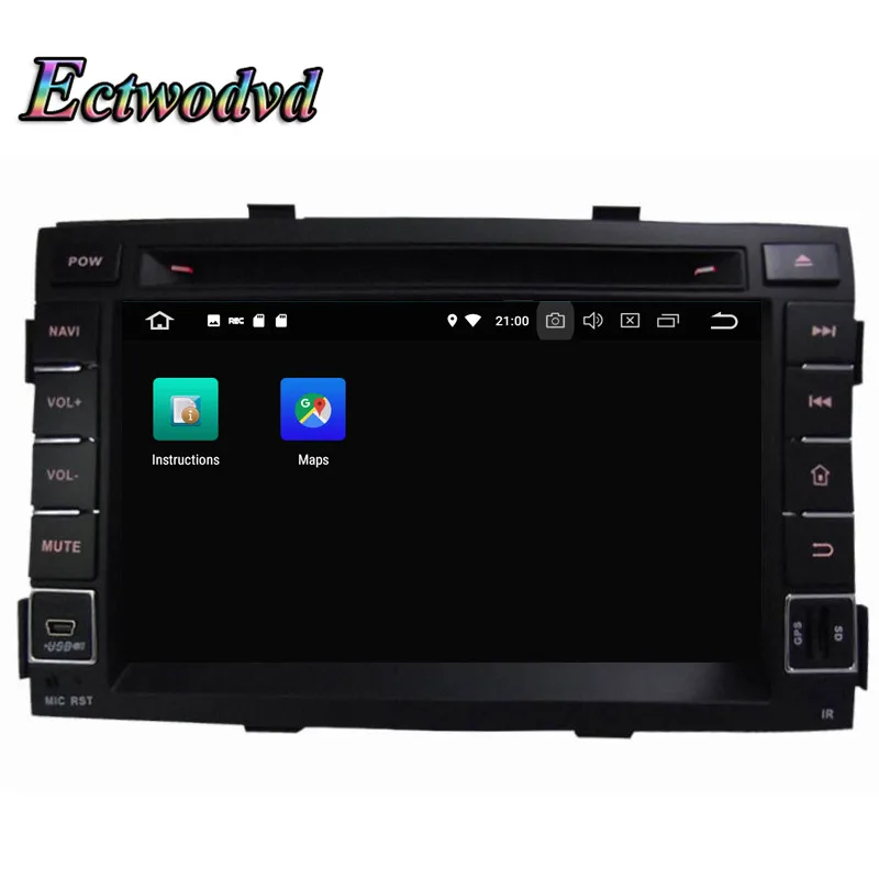 Ectwodvd Восьмиядерный 4G ram 64G rom Android 9 0 Автомобильный мультимедийный dvd-плеер