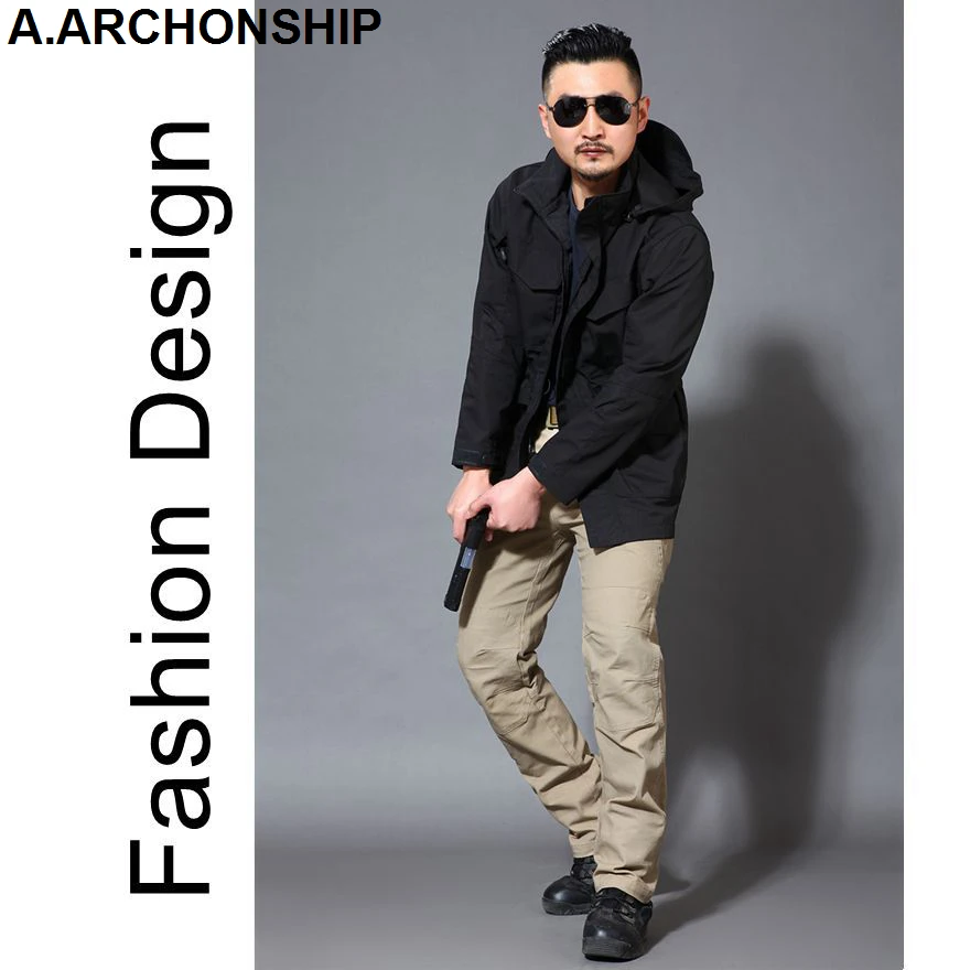 Мужская осенняя куртка пилот M65 в английском и американском стиле армейская