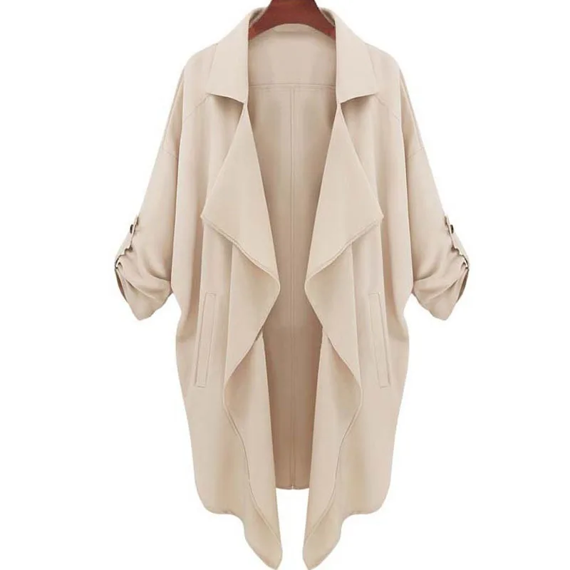 

2021 European And American Star Models New Winter Slim Large Size Women Long Coat Jacket Free Shipping 9879
