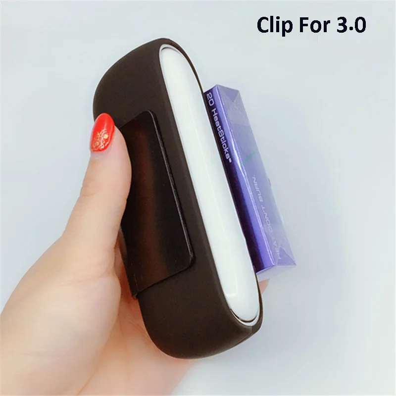 Черный прозрачный белый чехол из поликарбоната для IQOS зажим электронной