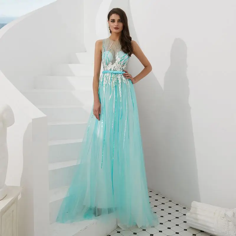 Ruthshen Выпускные платья 2019 женские тюлевые вечерние для выпускного вечера с