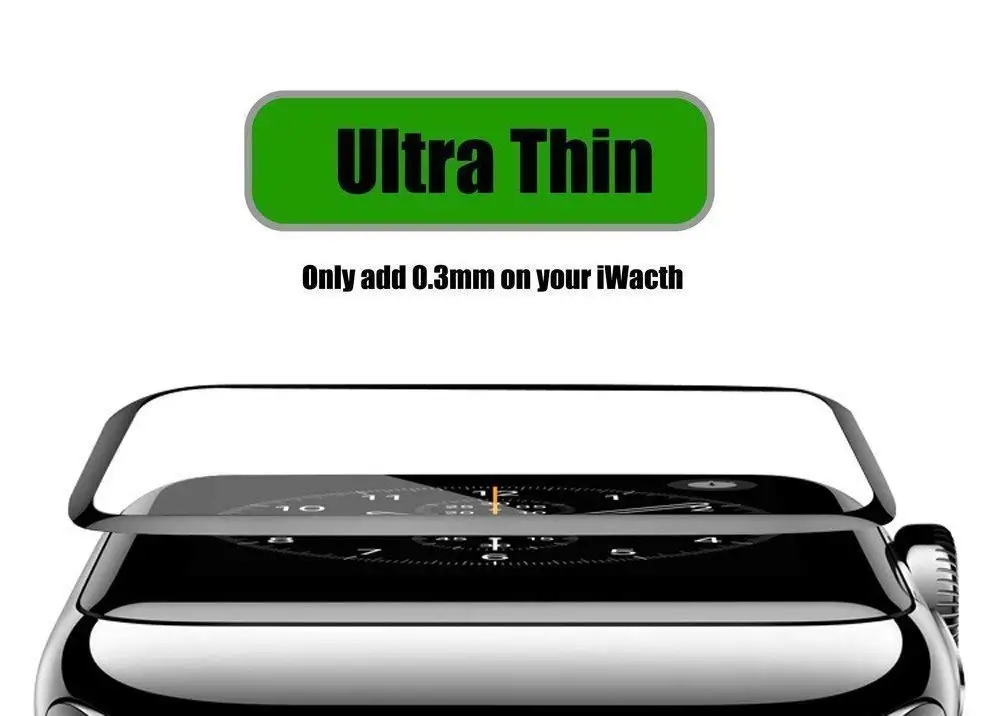 3D изогнутое закаленное Высокопрочное Стекло для наручных часов iwatch, ремешок 44 мм 40 мм Экран протектор для наручных часов Apple Watch Series 4 защитный глас защитную крышку пленка