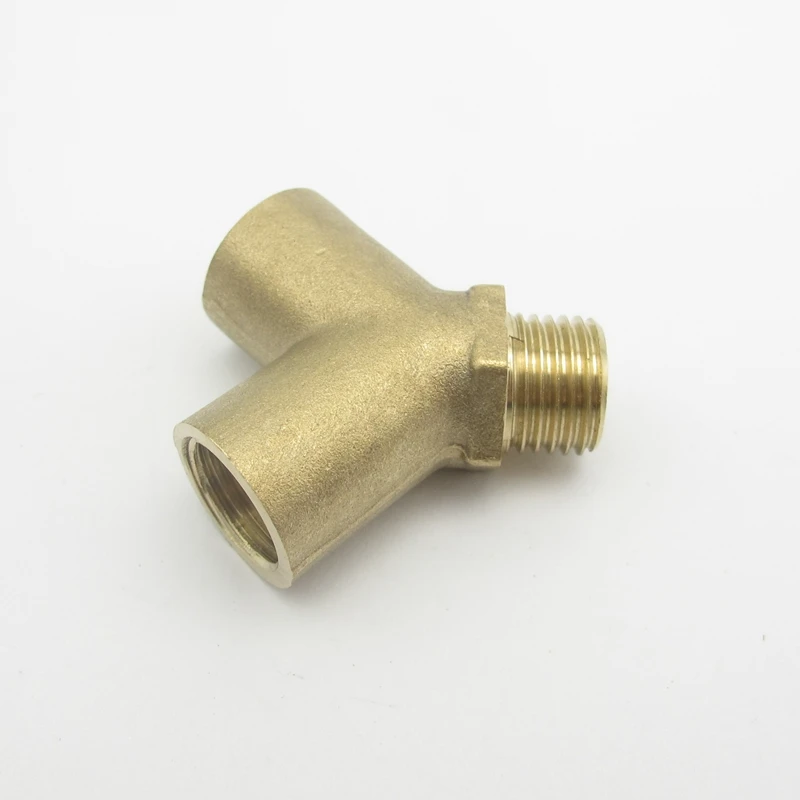 1/4 &quotBSP Male x Female резьба Y Тип 3 ходовой латунный фитинг для труб адаптер соединитель