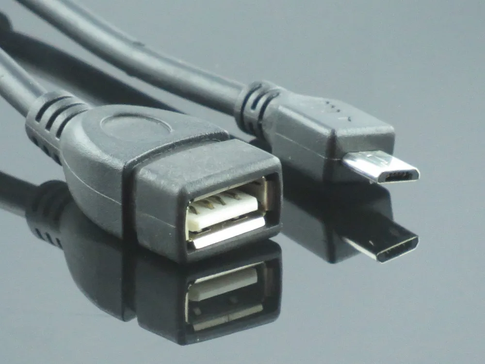 Бесплатная доставка Высокое качество USB хост OTG кабель Micro к женскому для Samsung Galaxy