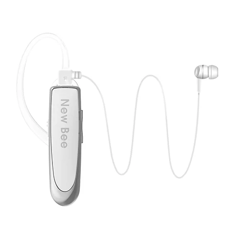 White Новые беспроводные Bluetooth наушники Bee Hands-Free мини-гарнитура 22H музыкальные Игровые наушники с микрофоном CVC 6,0 для телефона ПК - Цвет: White