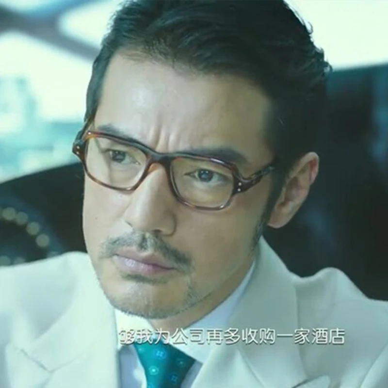 Мужские квадратные очки ручной работы высококачественные ацетатные Takeshi Kaneshiro