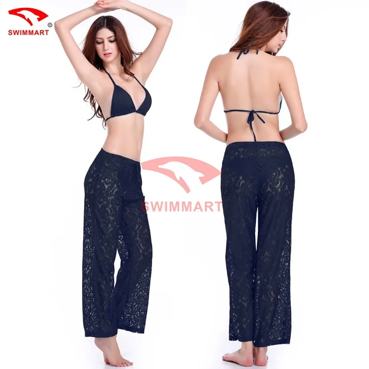 Женские Кружевные штаны бикини SWIMMART женские пикантные трендовые европейские и