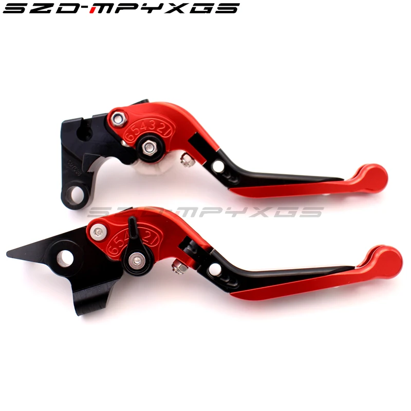 Красный Для SUZUKI GSR 400 2008-2012 GSR 600 2006-2011 GSR 750 2011- аксессуары для мотоциклов Складные Выдвижные Тормозные Рычаги Сцепления - Цвет: Красный