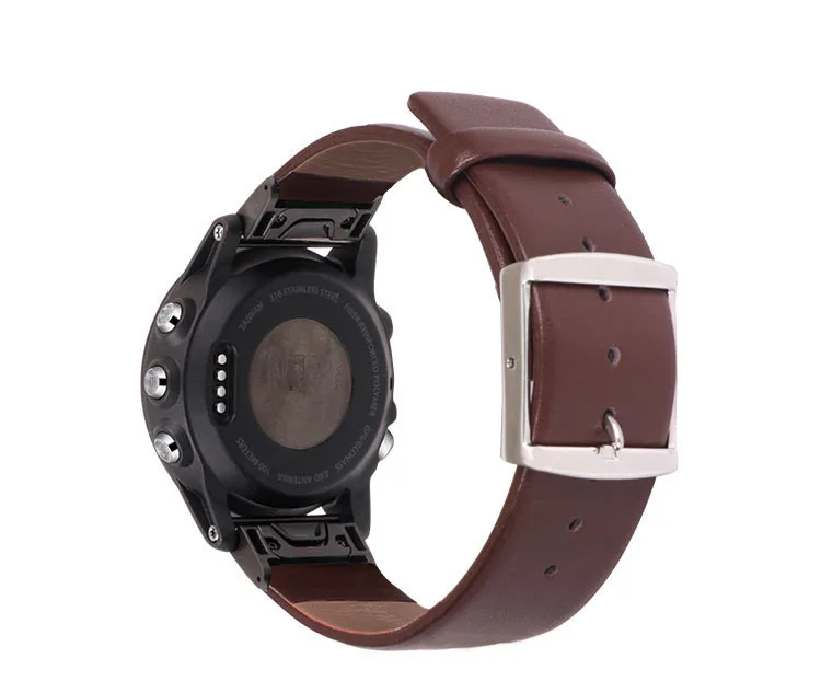 Ремешок для наручных часов Garmin Fenix 5X/Fenix 5X Plus/fenix 3 HR/D2 кожаный браслет GPS-часов 26 мм |