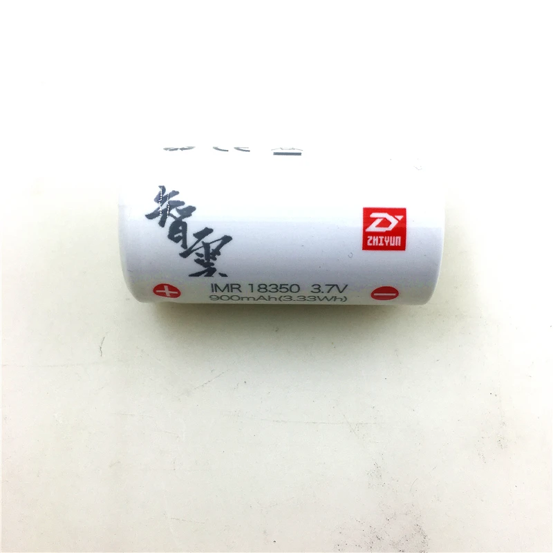 2 шт./лот, 18350 Lipo аккумулятор 3,7 в 900 мАч для стабилизатора Zhiyun Rider-M Gimbal(аккумулятор Rider-M