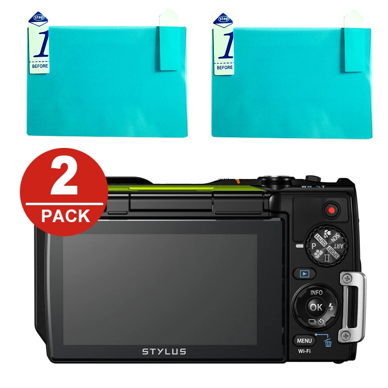 2x ЖК-дисплей Экран протектор Защитная пленка для Olympus Tough TG-870 TG-860 TG-850 TG-5 TG-4 TG-3 SZ-31MR SH-25MR SH-60 SH-1 SH-2