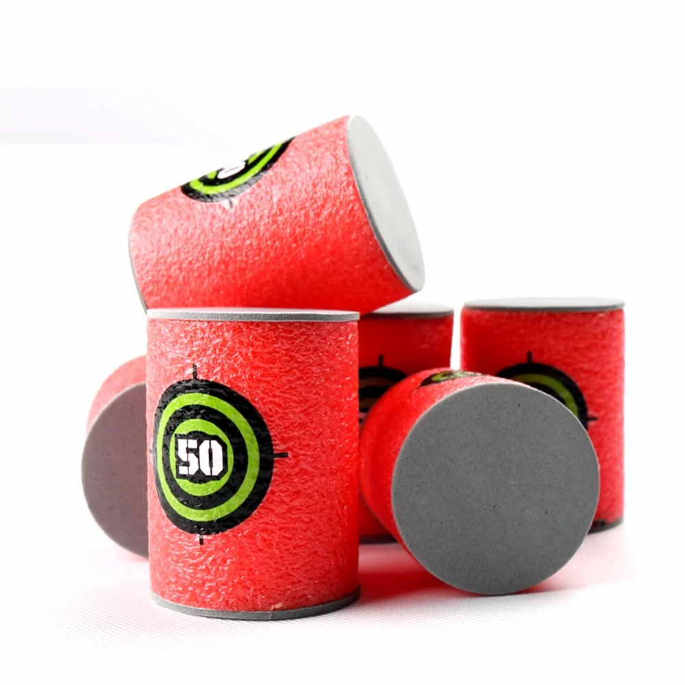 12 шт. Мягкая ЕВА цель для стрельбы Дартс поролоновая игрушка пистолет стреляет на