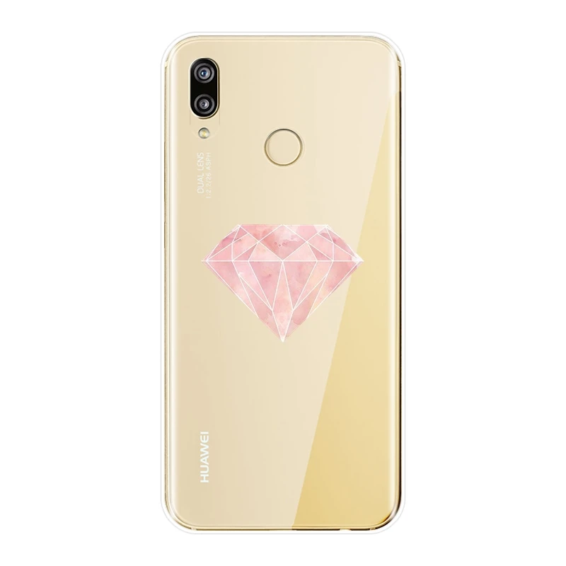 Для Huawei P8 P9 Lite Mini 2017 чехол силиконовый мягкий Алмазный драгоценный камень задняя