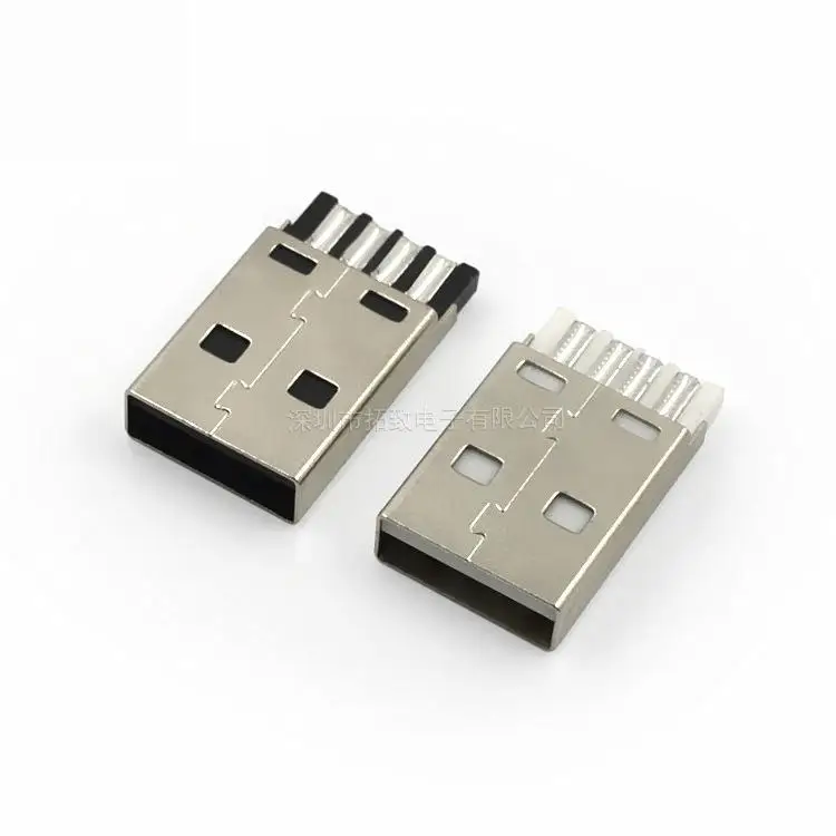 100 шт. AM мужской головы короткое тело сварки линия USB кабель мужчина тип