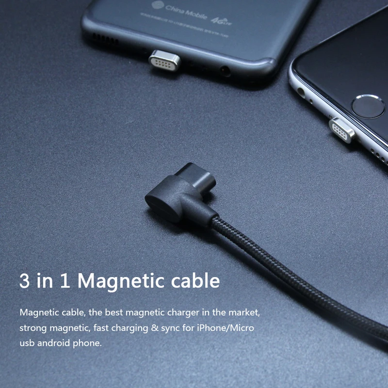 CANDYEIC Micro USB TYPE-C Магнитный кабель для iPhone huawei samsung Xiaomi OPPO VIVO OnePlus 6 zte Nokia Зарядное
