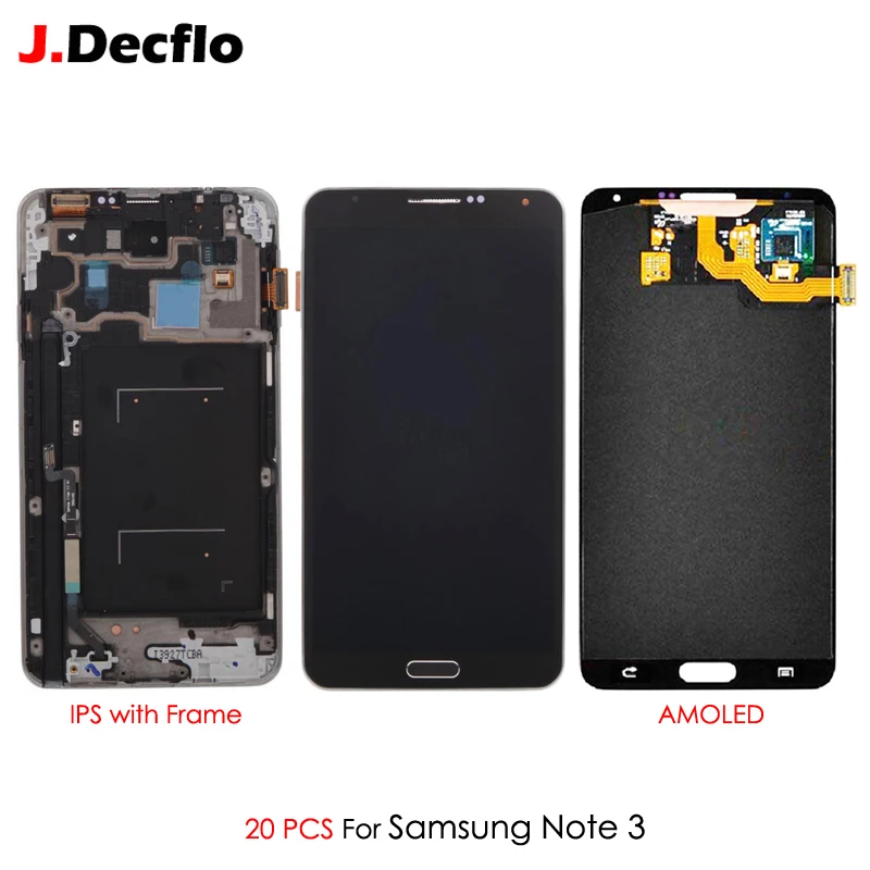 20 шт OEM Super AMOLED/TFT для SAMSUNG Galaxy Note 3 III SM N9005 N900 5 7 ''lcd кодирующий преобразователь