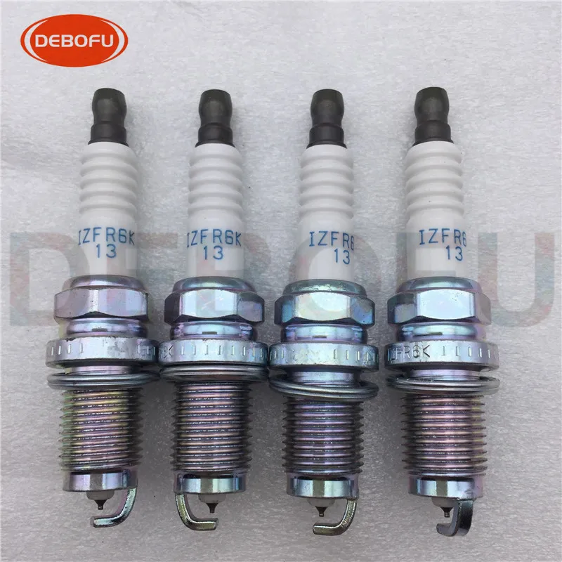 

4pcs/lot 12290-RB1-003 IZFR6K13 Iridium Spark Plug For Honda 2007-2013 Accord 2003-2007 12290 RB1 003 IZFR6K-13 12290RB1003