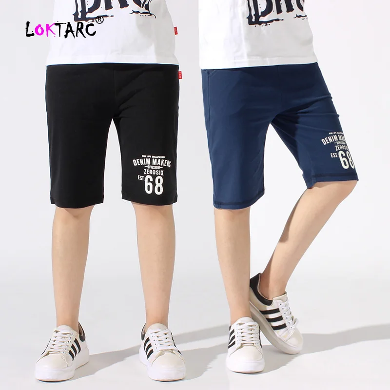 LOKTARC/летние шорты для мальчиков детские короткие штаны с буквенным принтом