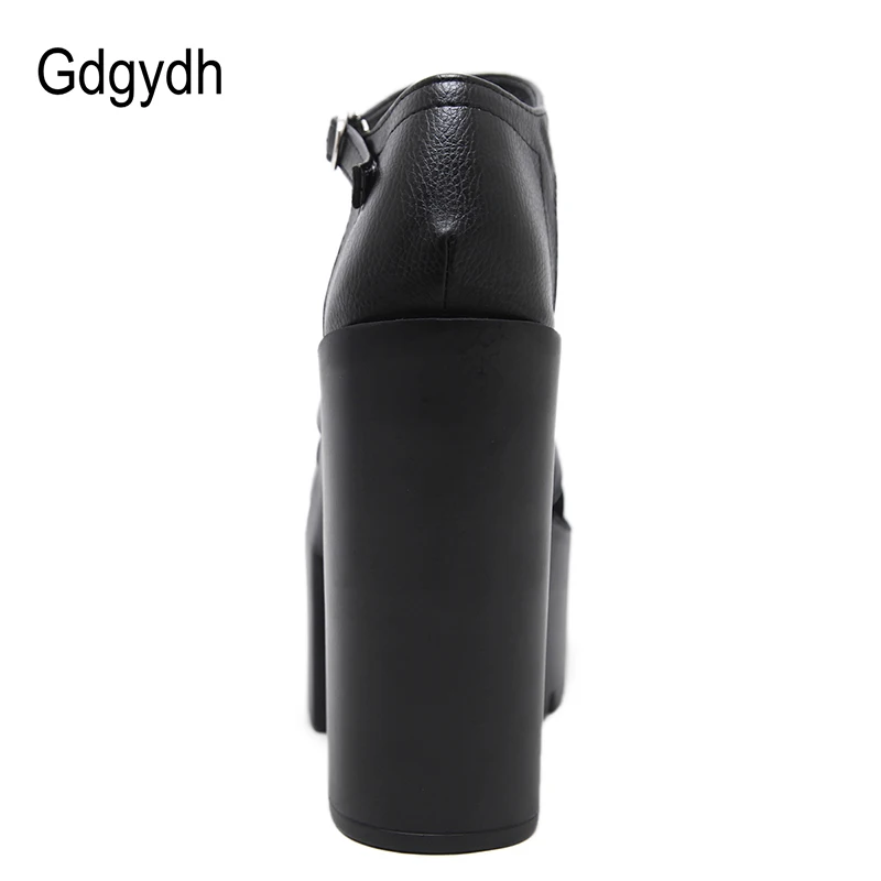 Gdgydh/Для женщин Летняя обувь на платформе сандалии с открытым носком из PU