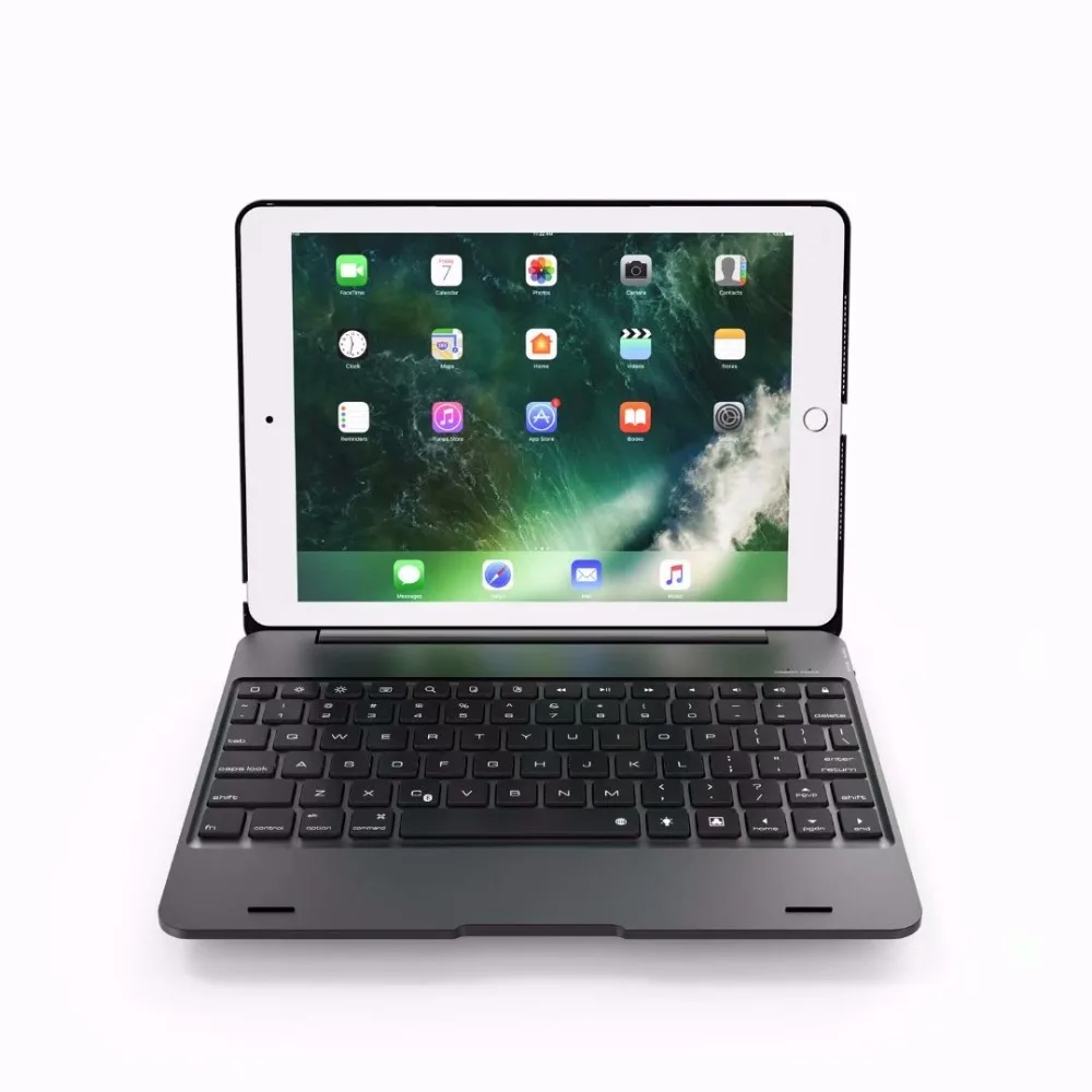 Топ Флип-клавиатура для Apple iPad 9,7 5-го 6-го поколения Bluetooth клавиатура чехол для iPad Air 1 2 5 6 Pro 9,7 чехол