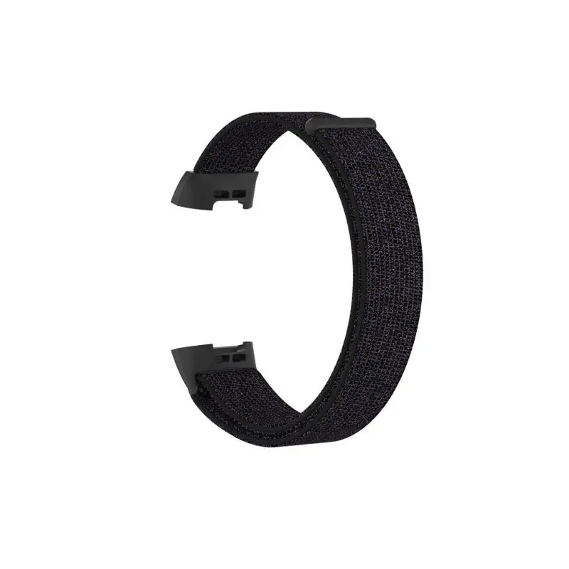 Мода замена спорт нейлон петля наручные часы ремешок для Fitbit заряд 3 браслет