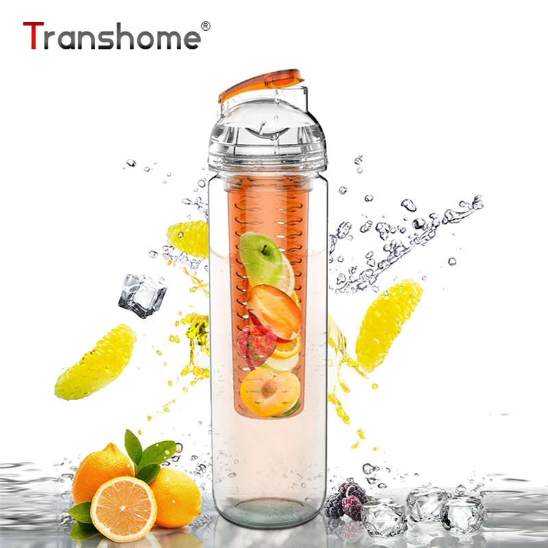 Бутылка для лимонного сока Transhome 700 мл новая модная бутылка заварки фруктов
