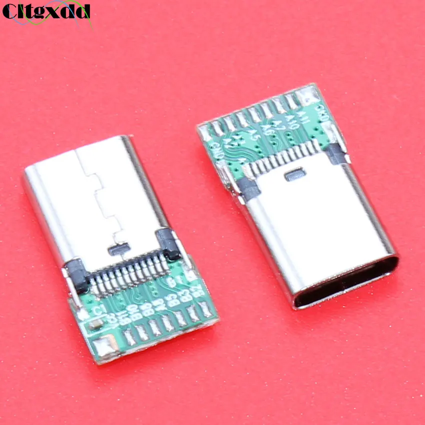Cltgxdd 1 шт. Micro USB 3 C Тип штекер 24pin с печатной платой тестовый разъем для передачи