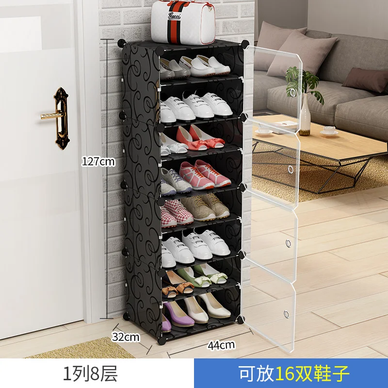 DIY Multi-layer Economical Simple Shoe Cabinet Economize Space Doorway Cabinets Dustproof Home Shoe Shelf Cabinet High Quality