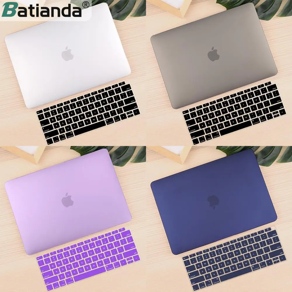 Премиум Новый матовый чехол для MacBook Air 11 12 дюймов ноутбук рукав Macbook Pro 13 15 Touch Bar/Touch
