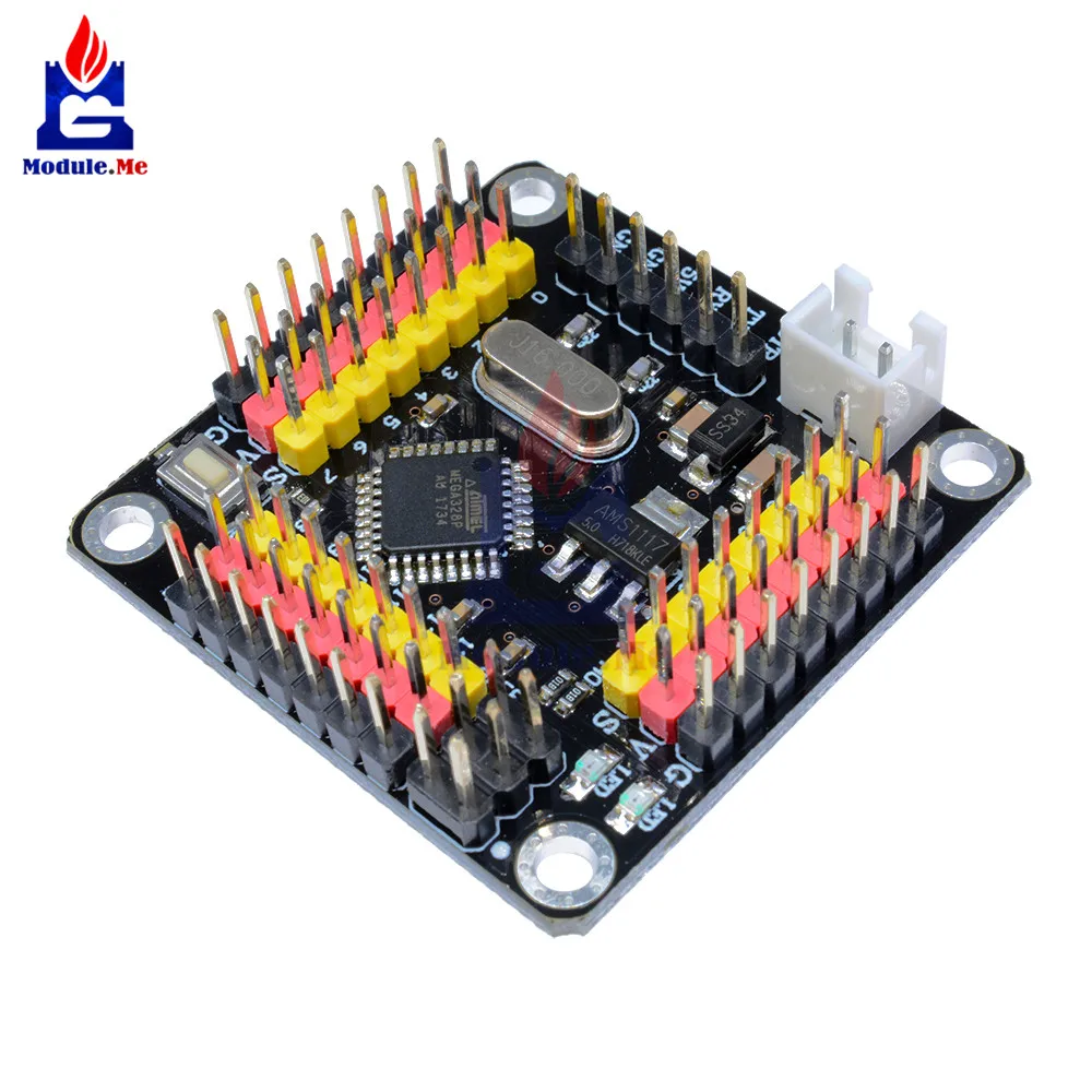 DM сильная серия Atmega328 модуль контроллера Pro Mini 5 в 16 МГц плата 5 В для Arduino Atmega328p микроконтроллер Diy Kit I/O контакты