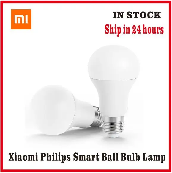 Xiaomi Philips умный Белый светодиодный E27 ламповый светильник приложение пульт дистанционного управления светодиодный светильник