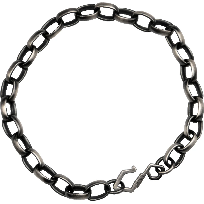 Тайский серебряный браслет для мужчин звеньевая цепочка из серебра 925 винтажные