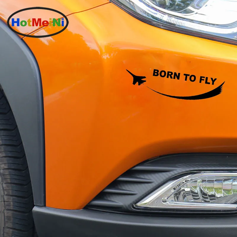 HotMeiNi BORN TO FLY самолет Исследуйте облака машина виниловая Автомобильная наклейка