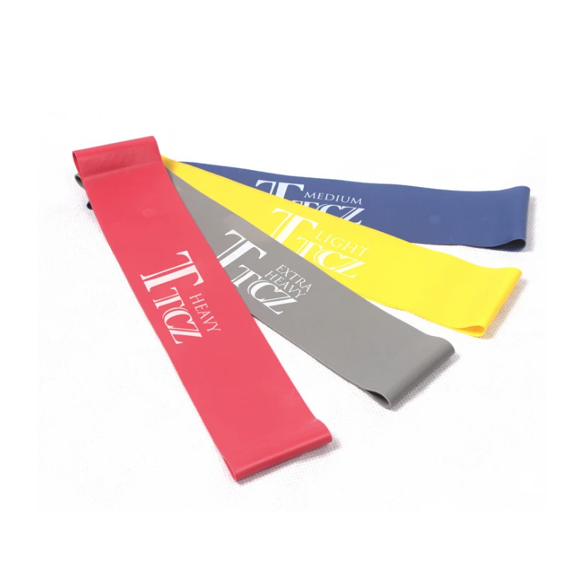 Растягивающаяся лента для упражнений эластичная тренировки Ruber Loop Crossfit Strength Pilates