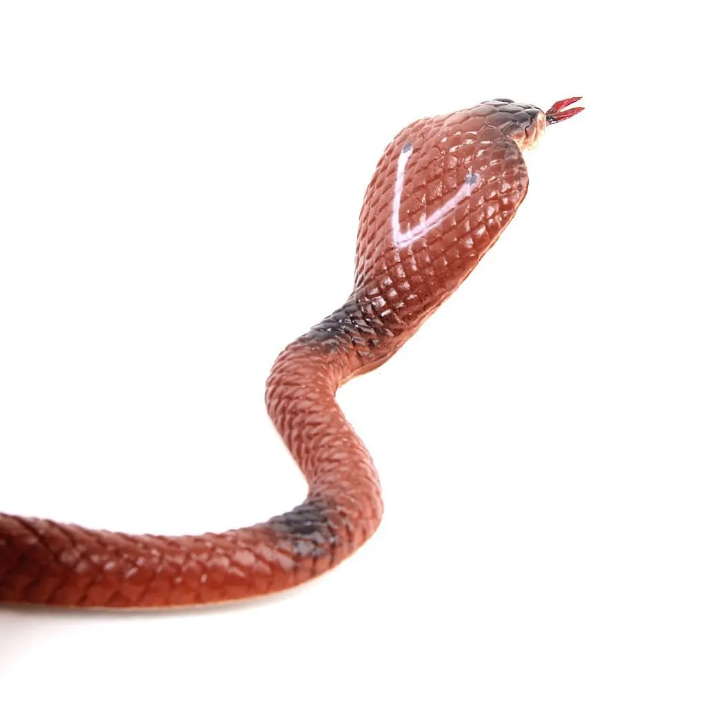 ABWE Лучшая Продажа 38 см король Кобра Змея фигурка трюк игрушка | Игрушки и хобби