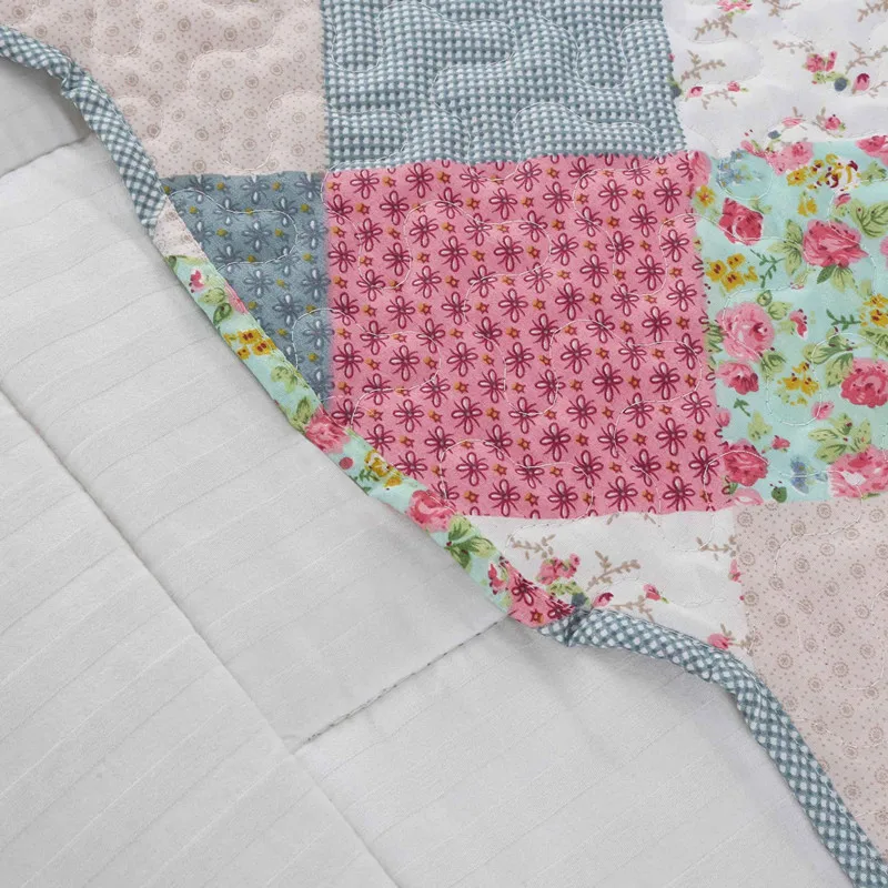 3 шт. качество Европейский Стиль Bellon печатных одеяло ed Цветочные parchwork Cubrecamas одеяло комплект покрывало наволочка