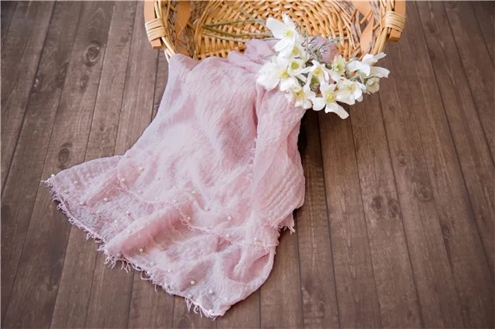 light pink Ylsteed 90*180 см перламутровая декоративная обертка для новорожденных, реквизит для фотосъемки новорожденных, пеленальная обертка для фотосъемки, корзина с наполнителем - Цвет: light pink