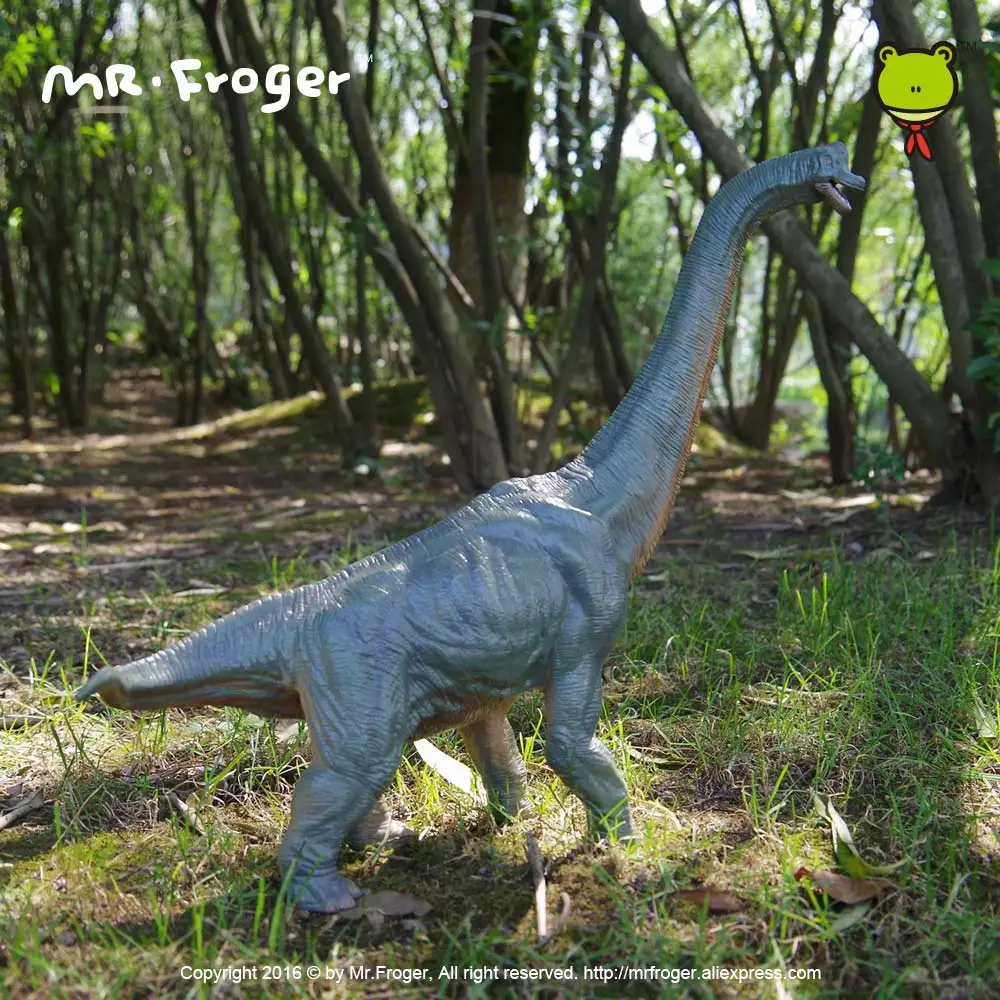 Фото Модель большого динозавра Mr.Froger Sauroposeidon, Классические игрушки для детей, из ПВХ №3