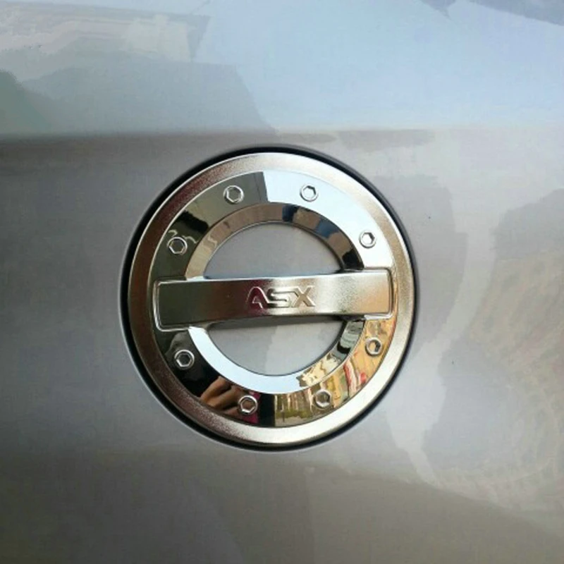 Крышка топливного бака ABS chrome для MITSUBISHI ASX 2013 14 15 16 пластиковое покрытие Стайлинг