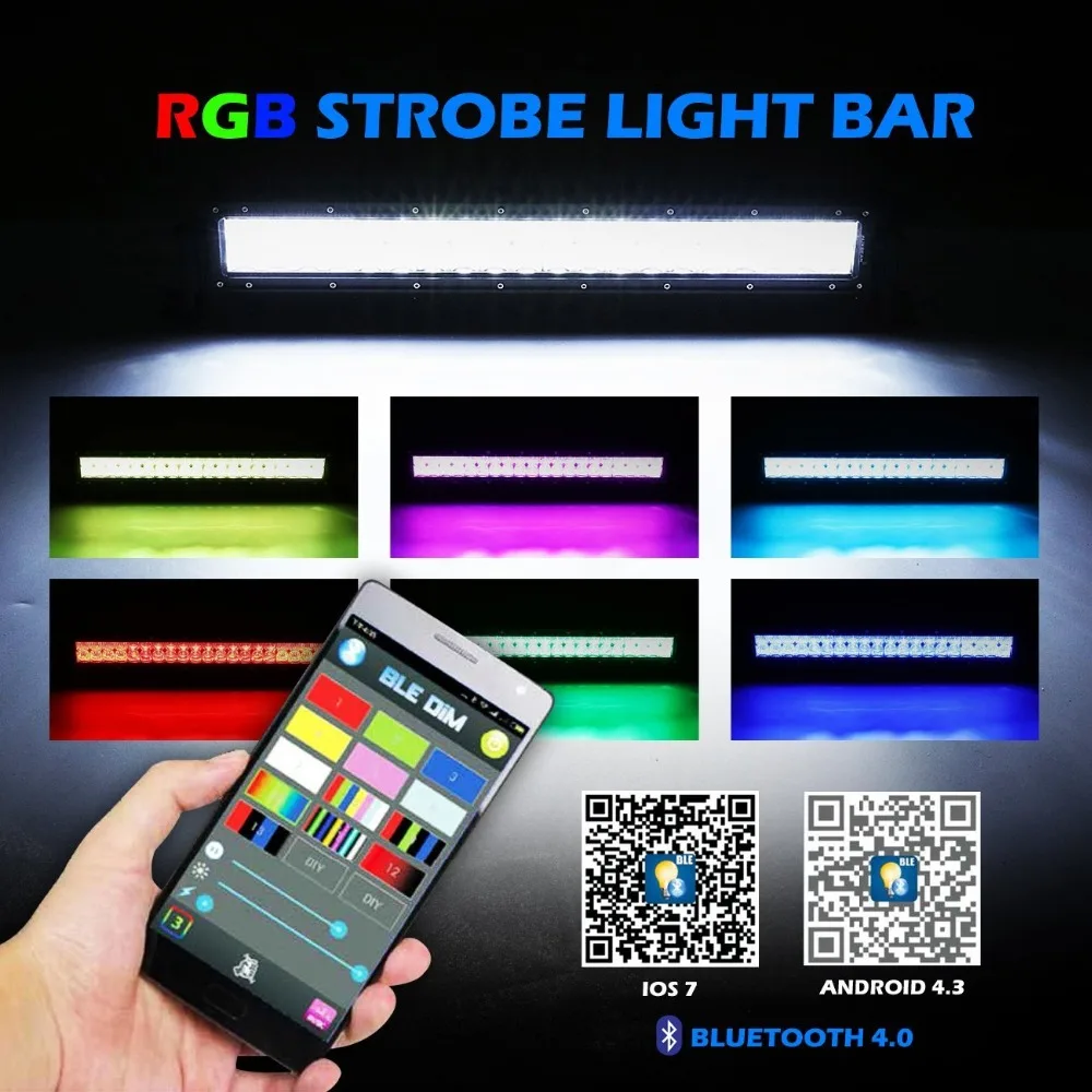 5D прямая/изогнусветодиодный RGB светильник световая панель 13 5 22 32 42 50 52 дюйма 16
